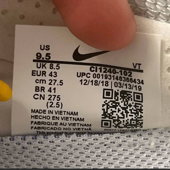 Nike Air VaporMax 2019 SE Wolf Grey Blue - Picture 6 of 13